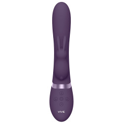 VIVE Vibro Rabbit gonflable Taka 22 x 6cm Violet